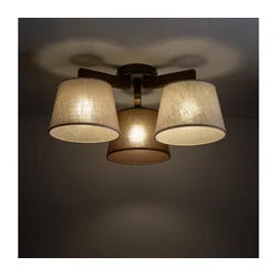 Brilagi - Plafonski luster LATTE 3xE27/15W/230V borovina/mix