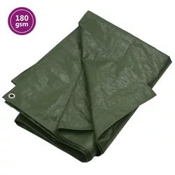 Cerada 180 g/m2 8 x 10 m zelena HDPE
