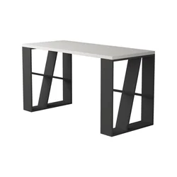 Hanah Home Honey White Anthracite Radni sto 140x75x60??cm, Beli