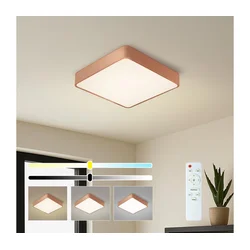 BRILAGI - LED prigušiva stropna svetiljka POOL SQUARE LED/48W/230V 50x50 cm brončana+DO