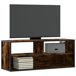 TV ormarić boja dimljenog hrasta 100x31x39,5 cm konstruirano