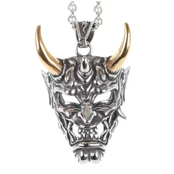 Obesek Evil Dragon Head Men Gold - SS8-890P Gold