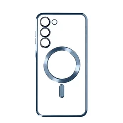 Silikonska futrola Magsafe SAMSUNG S25 PLAVA