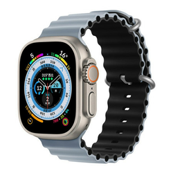 Moye smartwatch ocean strap 44/45/49mm obsidian mist/black ( 055037 )