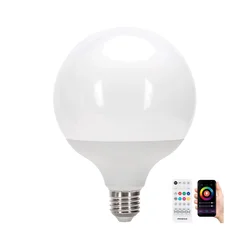 LED RGBW prigušiva sijalica MESH G120 E27/18W/230V 6500K + daljinski upravljač - Aigostar