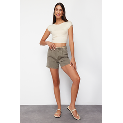 Trendyol Milla Ženski šorc TWOSS24SR00077, Kaki