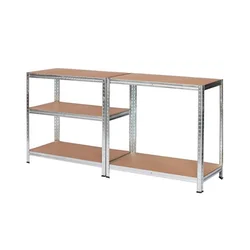 Polica/Radni Sto 180x90x45/90x180x45cm Crni 1304929