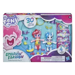 HASBRO My Little Pony – 2 figurici ponijev in 14 dodatkov za zabavo