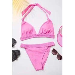Trendyol Milla Ženski kupaći kostim Tbess25Bt00051, Roze