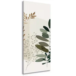 Slika del boho rastlin - 40x120