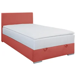 Carryhome POSTELJA Z VZMETNICO 90 cm  x 200 cm , tekstil rdeča