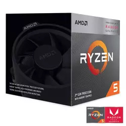 AMD Ryzen 5 3400G, Wraith Spire hladnjak, 65 W, BOX procesor (YD3400C5FHBOX)