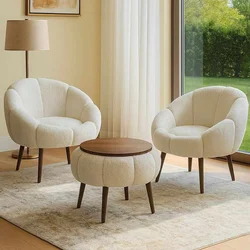 ATELIER DEL SOFA Fotelje i klub stočić Lida Wellsoft White