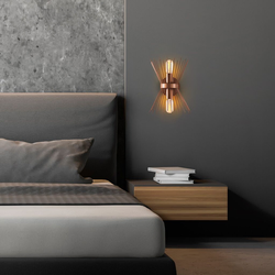Opviq Zidna lampa GMN-000010 - LW, Zlatne boje