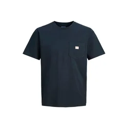 JACK & JONES Majica JPRBLUCALEB nočno modra