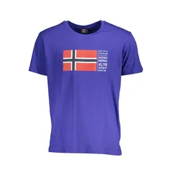 NORWAY 1963 MEN'S SHORT SLEEVE T-SHIRT BLUE