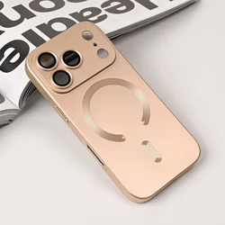 Maska za iPhone 17 Pro 6.3 Magsafe Chrome, Zlatne boje