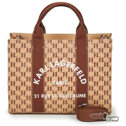 Karl Lagerfeld K/RSG SQUARE MONO MD TOTE Kostanjeva