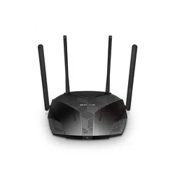 MERCUSYS MR80X v2 AX3000 Wi-Fi 6 Ruter, Dual-Band Crni