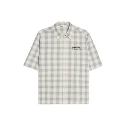 Bershka Srajca golobje modra/črna