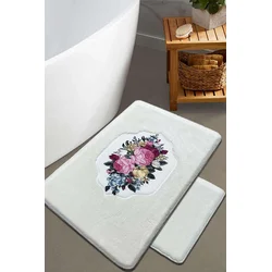 Lessentiel Maison Set prostirki za kupatilo Bella Rose, Beli