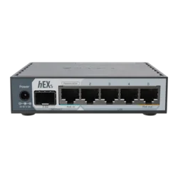 MikroTik Ruter E60iUGS hEX S, 5 x GB LAN/1 x WAN/2.5GbE SFP + USB3.0