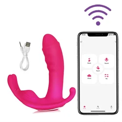 Nosivi leptir vibrator sa daljinskim (nevidljivi) crvena