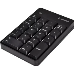 Sandberg Numerička tastatura 630-05, Bežična, Crna