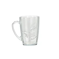 Steklena skodelica z motivom vrtnice 400ml 81296