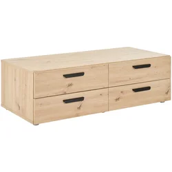 XXXL Predalnik Basic Two 4s, Barva Hrasta