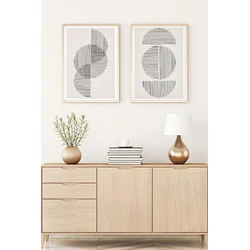 Wallity Uramljena slika Huhu3, 50x70 cm , 2 dela