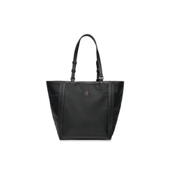 Ročna torba Tommy Hilfiger Th Essential S Tote AW0AW15717 Črna