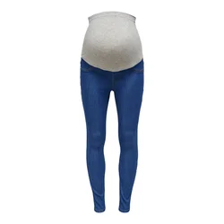 Only Maternity Jeans pajkice Rain, modra