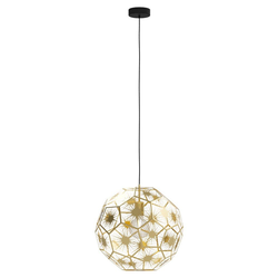 Eglo 39755 - Luster na sajli SKOURA 1xE27/60W/230V prečnik 41 cm