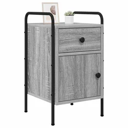 Noćni ormar 2 kom. Siva Sonoma 35 x 36,5 x 61 cm