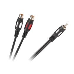 LP kabel 1rca-2 rca vtičnice 25cm