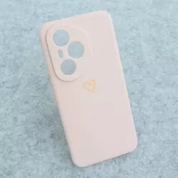 Maska Golden Heartbeat za Honor 400 Pro roze