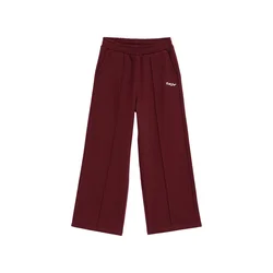 WE Fashion Hlače vinsko rdeča
