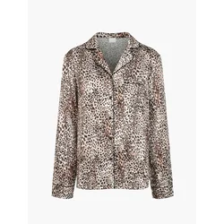 cfab Majica za spanje Satin Pyjama Hemd bež