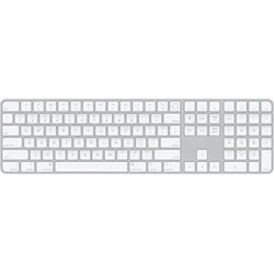 Magic Keyboard with Touch ID and Numeric Keypad for Mac models with Apple silicon (USB-C) - White Keys