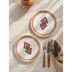 Hermia Set dezertnih tanjira, 6 komada, Beli