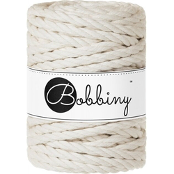 Bobbiny 3PLY Macrame Rope 9 mm Natural Vrvica