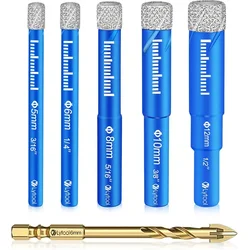 5x Lytool Diamantni sveder za ploščice 6–12 mm