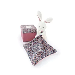 Doudou Darilni set - plišasti zajček in odejica