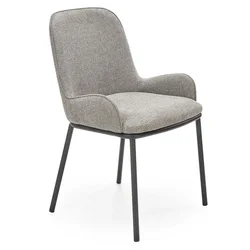 Halmar Jedilni stol K481 - sivo/črn