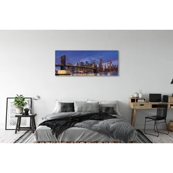 tulup.si Slika na platnu Bridge sunset panorama 140x70 cm