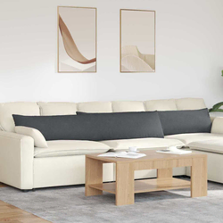 Jastučići za sofu 2 pcs Tamno siva 200 x 40 cm Kordura tekstil