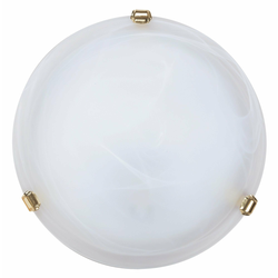 Rabalux Alabastro plafonjeraD30 E27 60W bela/zlato