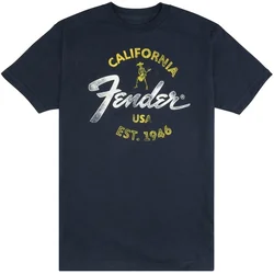 Fender Baja Blue majica Blue M