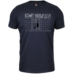 011Shop Muška majica kratkih rukava Kaži komšija?!, Teget